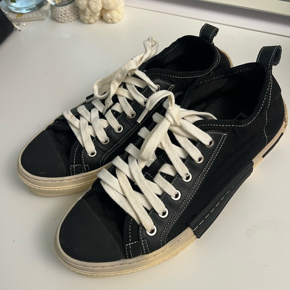 Dior Black and White Women's Sneakers - Picture 2 of 8